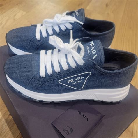 prada runner sneakers|prada denim sneakers.